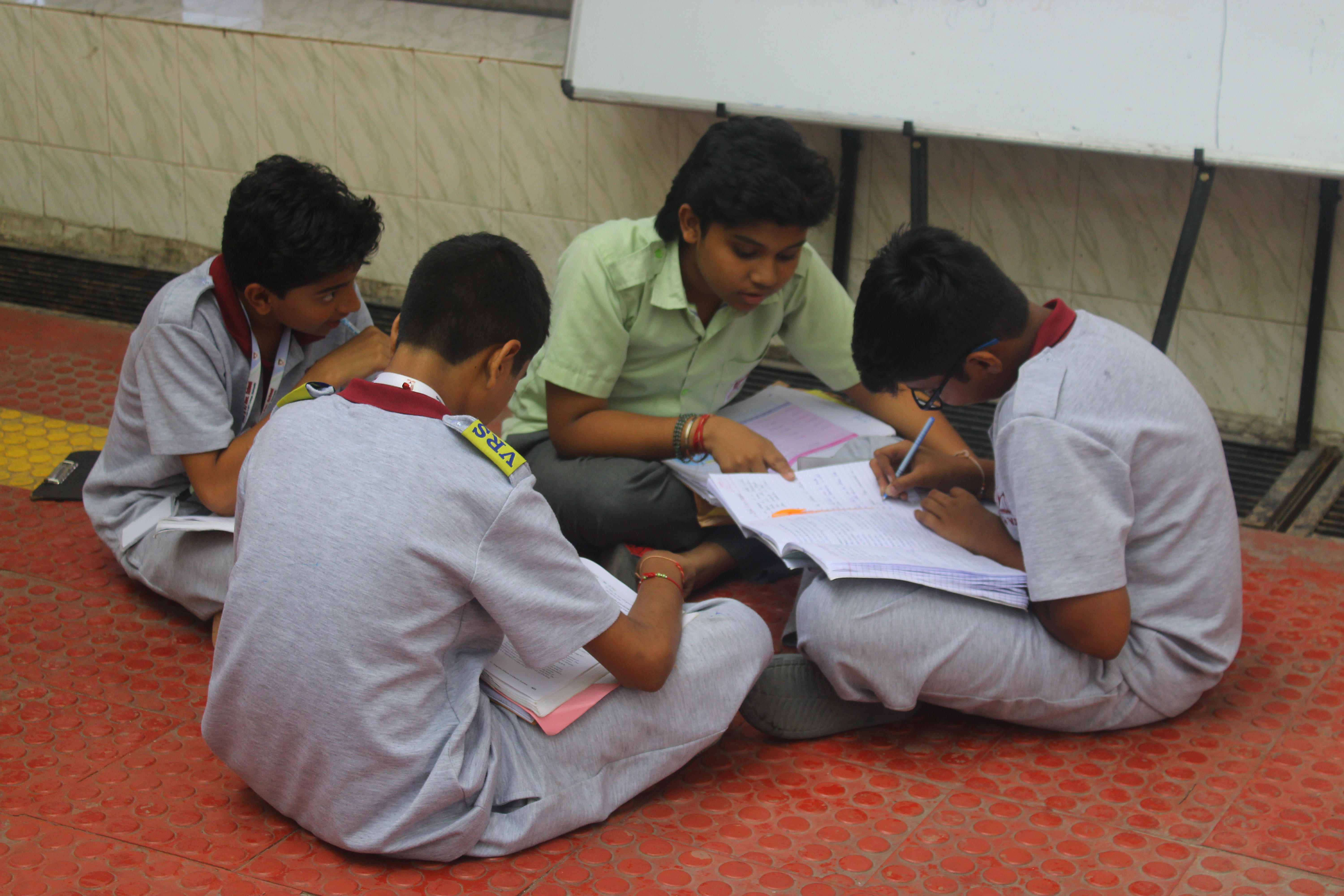 Students at VRS Vignana Jyothi School